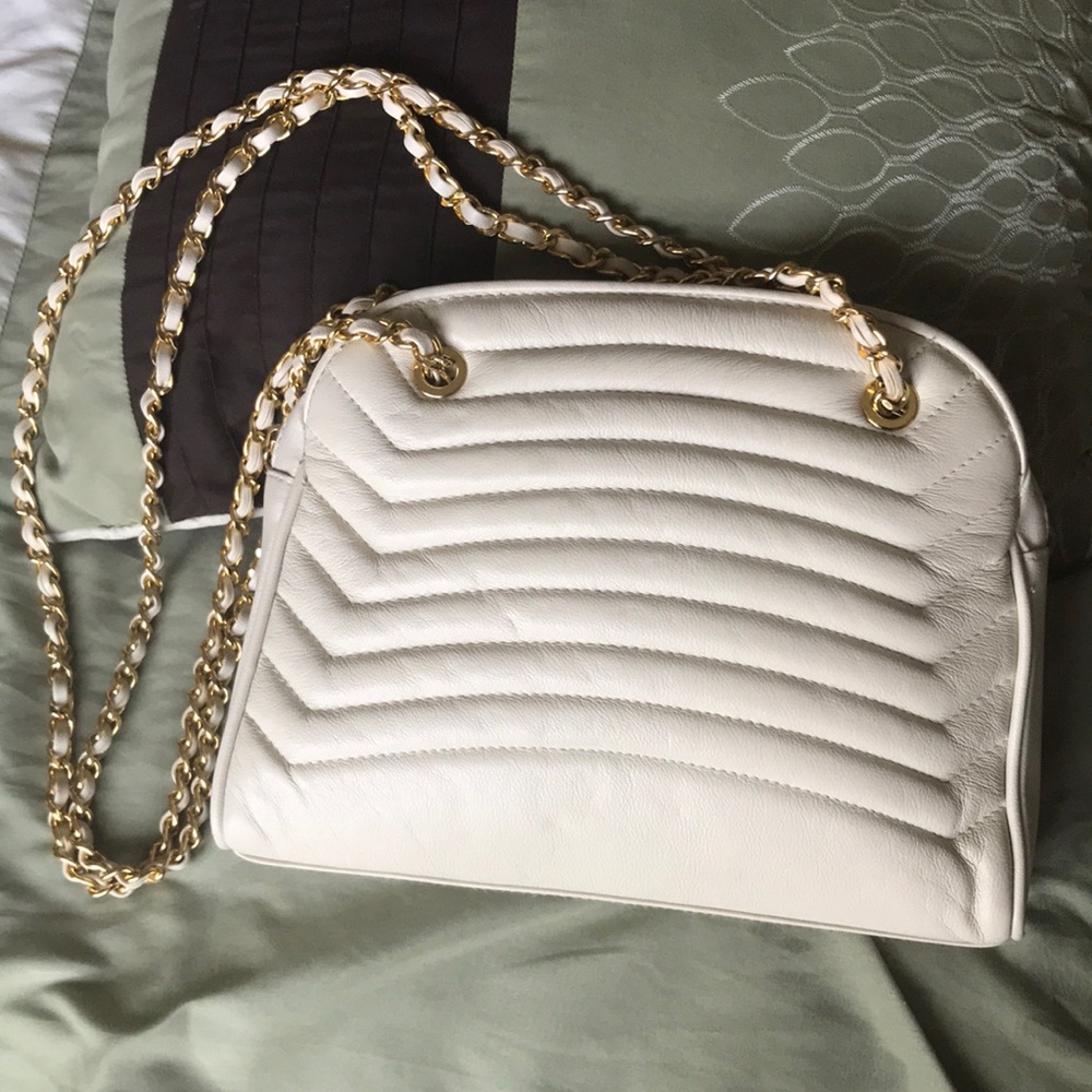 NWOT Worthington cream bag